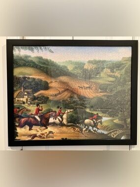 Puzzle Picture, English Pastoral Landscape, Fox Hung 24x30